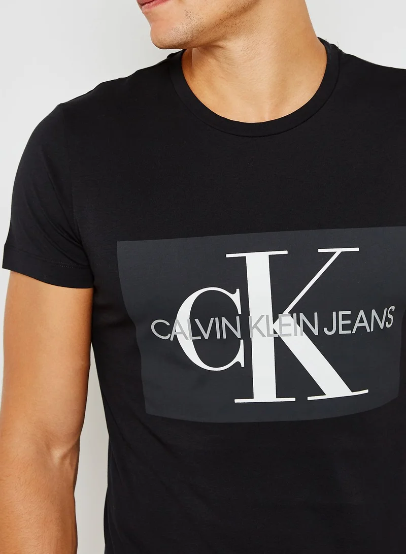Calvin Klein Jeans Slim Fit Box Logo T-Shirt