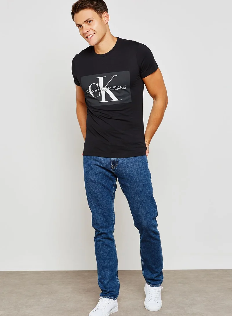 Calvin Klein Jeans Slim Fit Box Logo T-Shirt