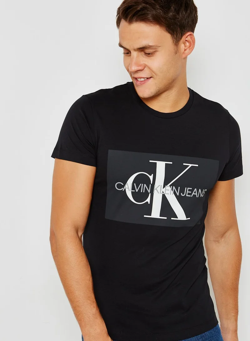 Calvin Klein Jeans Slim Fit Box Logo T-Shirt