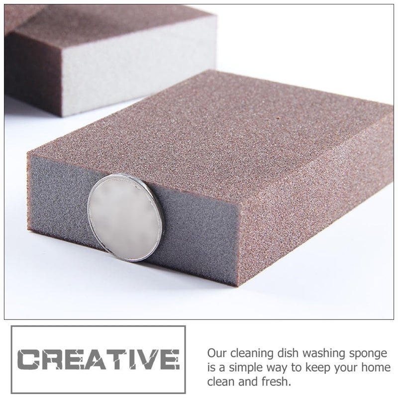 Multi Function Nano Carborundum Emery Dish Sponges 15Pcs Replaceable Scrub Pads - Image 4