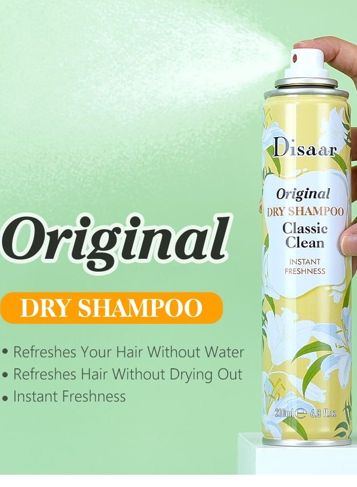 ديسار شامبو جاف أصلي تنظيف كلاسيكي انتعاش فوري 200 مل - Image 2