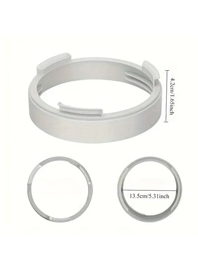Universal AC Air Conditioner Exhaust Hose Coupler 5.9 Inch Silvery Round Connector For 150mm Hose Extension - Image 2