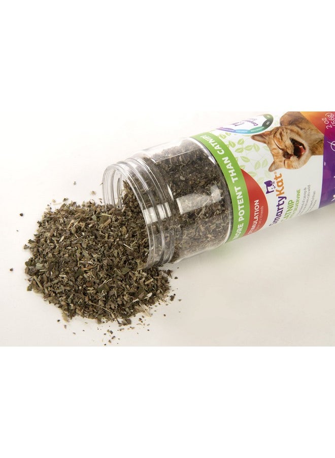 SmartyKat SmartyKat Catnip & Silvervine Blend for Cats & Kittens, Shaker Canister - 2 Ounces  - Image 1