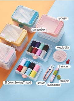 Beirui Sewing Needle and Thread Set, Premium Sewing Supplies, Mini Sewing Set, 16 Colour Sewing Threads  - Image 4