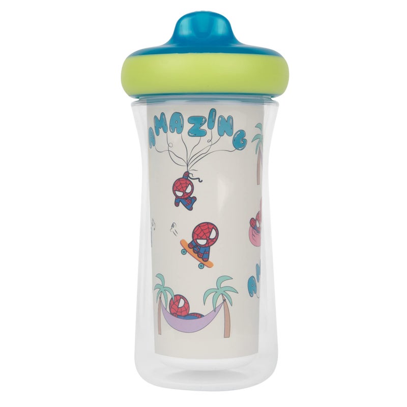 The First Years Marvel Insulated Sippy Cups - Spill Proof Insulated Toddler Cups with Bite-Resistant Hard Spout - 9 Ounces - 2 Count - Image 3