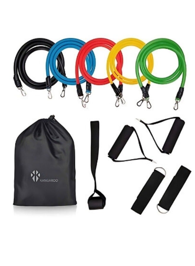 KANGAROO Fitness resistance bands set of 11 - Image 1