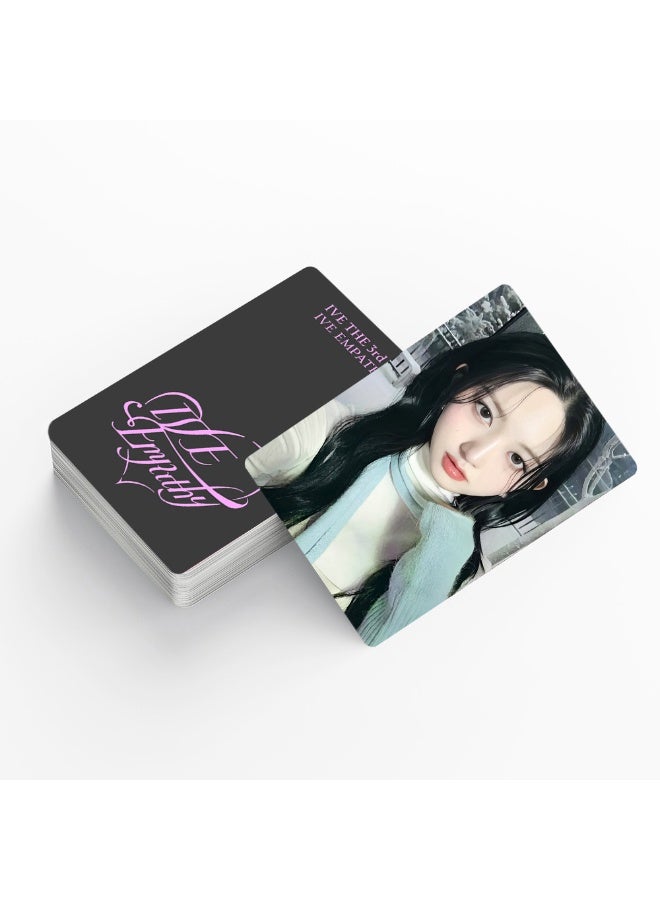 NIBEMINENT 55 Pcs Kpop IVE Empathy Lomo Cards Card For Fans Collection Gifts - Image 2