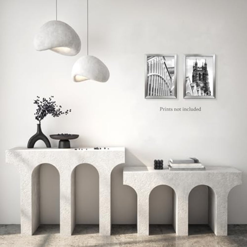 إطارات صور مقاس A4 باللون الفضي، إطارات جدارية للصور والمستندات مقاس 21 × 29.7 سم، حزمة من إطارين للشهادات أفقيًا أو رأسيًا فضي - Image 5