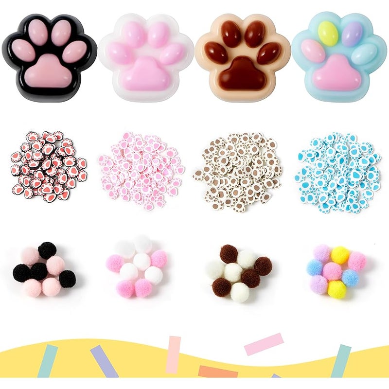 JOYIN Cat Paw Taba Squishy Toys, Pack of 4 - Image 2