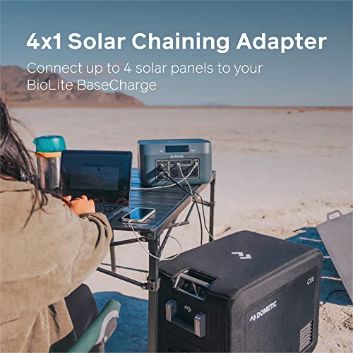 BioLite, 4x1 Solar Chaining Adapter, Compatible SolarPanel 100 & BaseCharge 1500 Power Station - Image 2