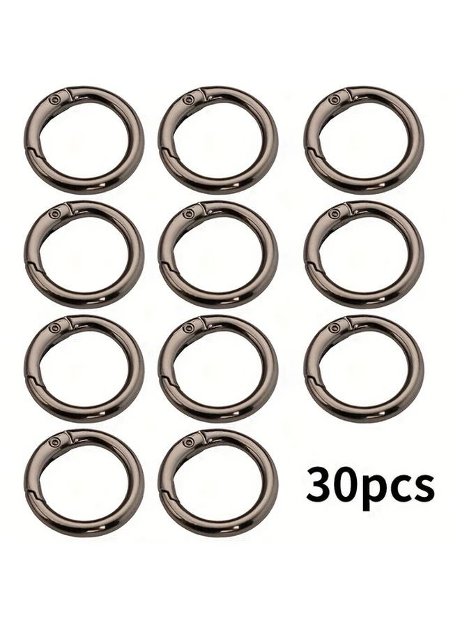 لون المسدس 25 مم جولة متعددة الوظائف حلقة مفتاح مشبك زنبركي على شكل O - Image 1