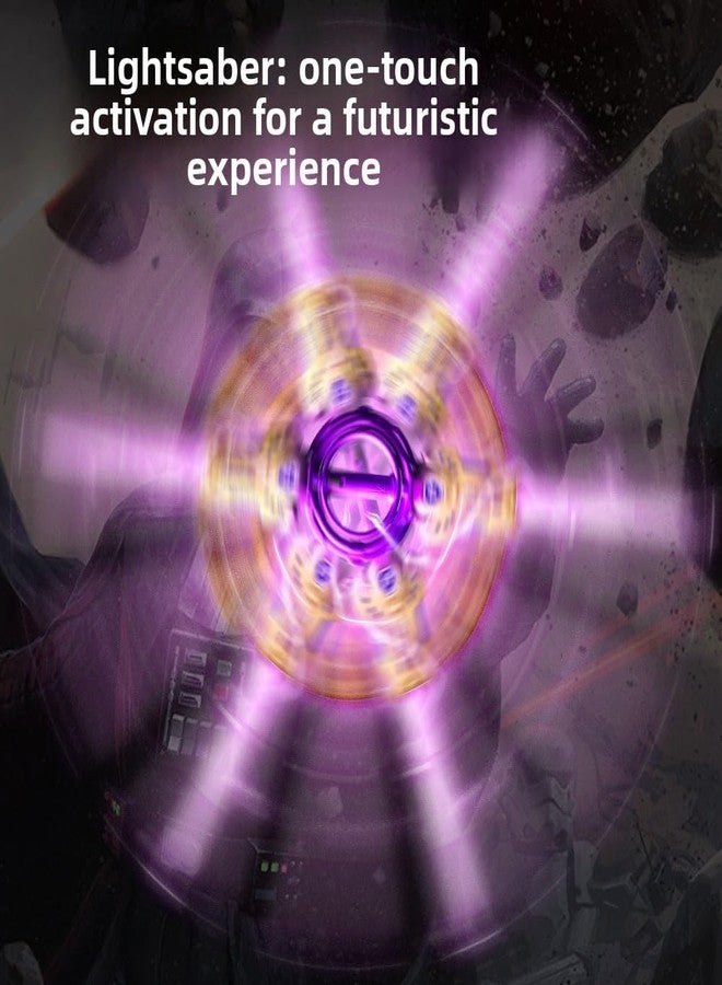 Tinytotem Double Sided Spinning Anime Katana Light RGB and soud FX Spin Sword Double-Edged Lightsaber Toy with 7-Color LED Lights & Sound, Role-Play for Kids Gift for Adult Boys Men Kids Children - Image 3