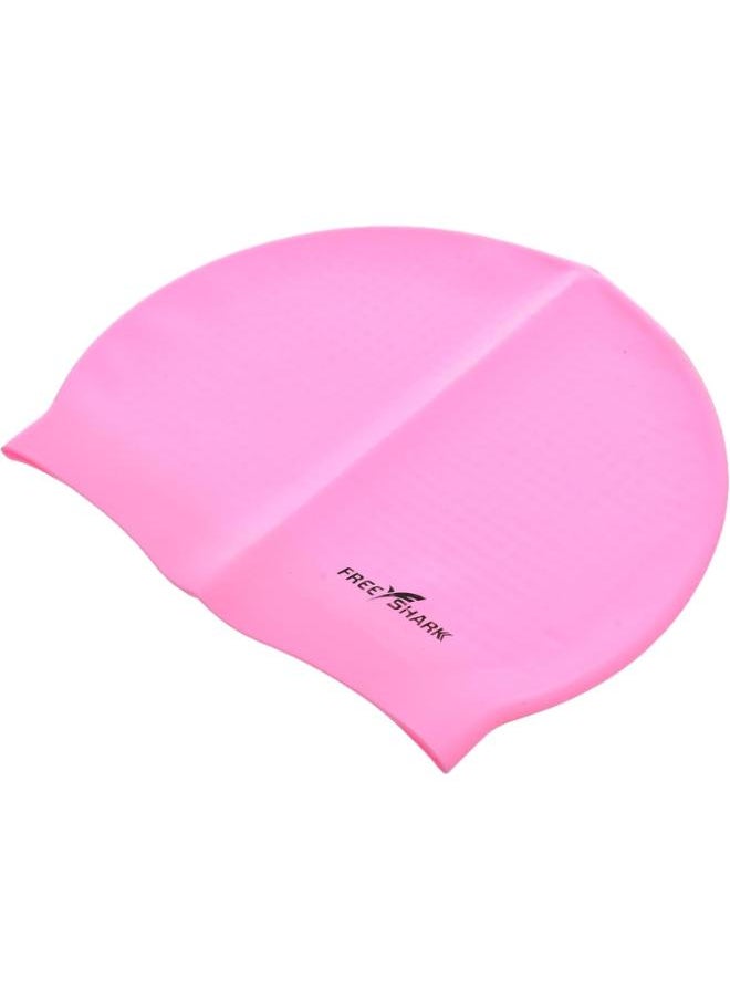 FISHER Silicone Swimming Cap - Waterproof Swimming Caps for Men and Women, Flexible Swimming Cap for Short and Medium Hair - Multicolor 