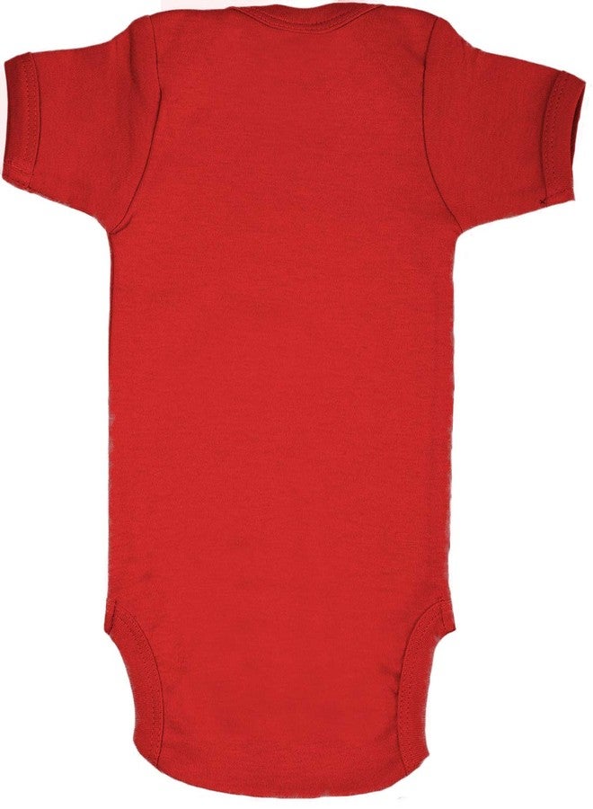 Tcombo My First Hockey Season - Sports Fan Bodysuit (Red, 6 Months) - Image 2