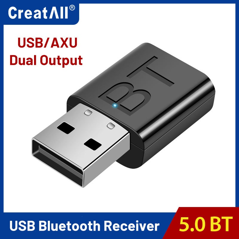 Usb Bluetooth Receiver Speaker Sound Amplifier Aux Audio I Car Wireless Stereo Bluetooth Stick Adapter 5.0 - Image 2