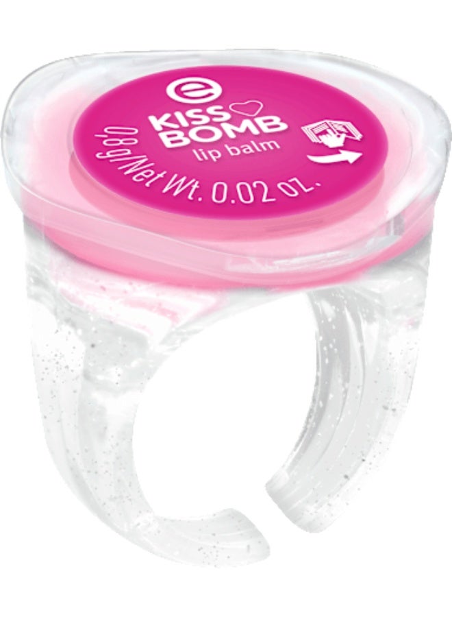 Essence Kiss Bomb shiny lipgloss And lip balm 01 Strawberry Sweetie - Image 3