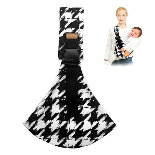 yemyig Baby Sling CarrierToddler Carrier2026 New Baby SlingPortable and Lightweight SlingNonSlip Hip Seat Carrying 1030lbsBlack and White - Image 1