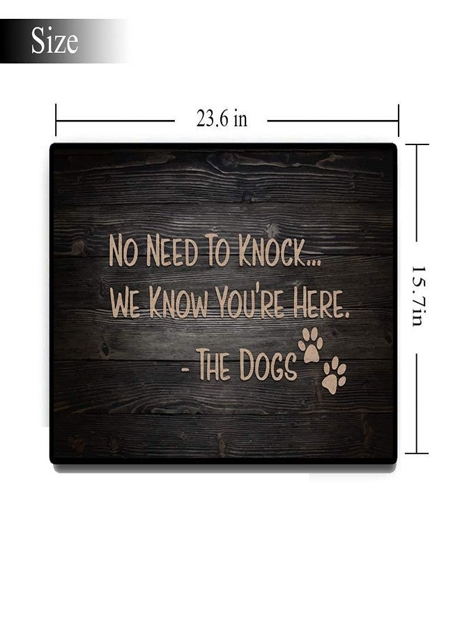 Accssoey Funny Doormat, Welcome Door Mats for Home, Dog Door Mat Floor Door Mats Outdoor Indoor Mat Rubber Non Slip Backing 16"(W) X 24"(L) - Image 2