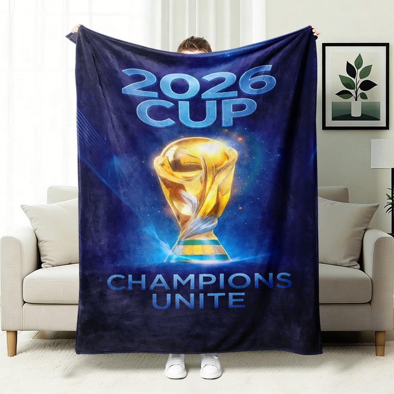 FIFA 2026 World Cup Fan Blanket - Sofa & Nap Blanket - Image 1