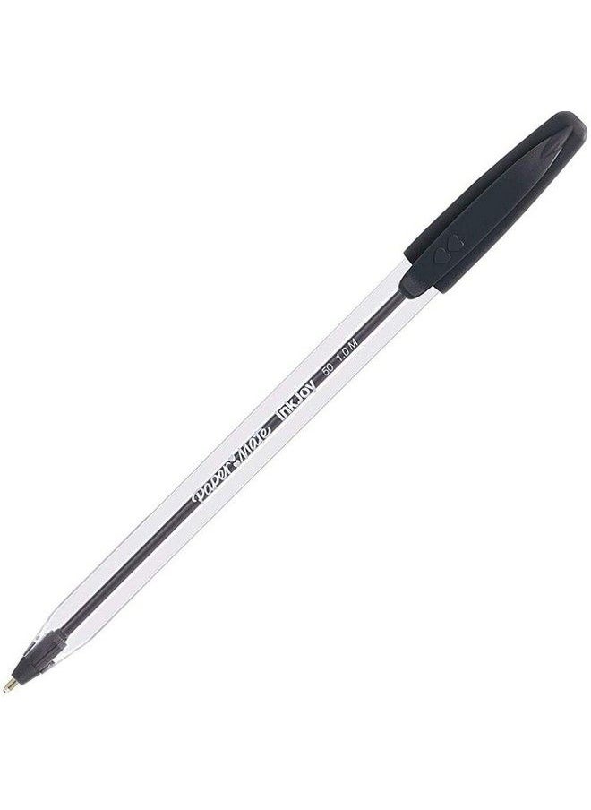 Paper Mate Inkjoy 50St Ballpoint Pens Medium Point (1.0Mm) Black 12 Count  - Image 4