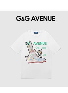 G&G AVENUE Heavy cotton fabric Men's gym exercise T-shirt, dry Oversized and breathable muscle shirt, sports short sleeved running fitness T-shirt, lightweight and breathable zero rule short sleeved shirt  - Image 2