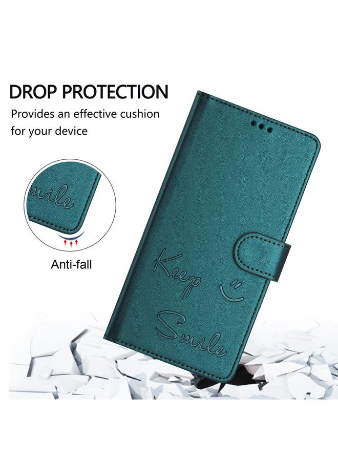 اس-توب جراب لهاتف Realme 14 Pro+ 5G جراب هاتف جلدي بنقش ابتسامة بتقنية RFID - Image 5