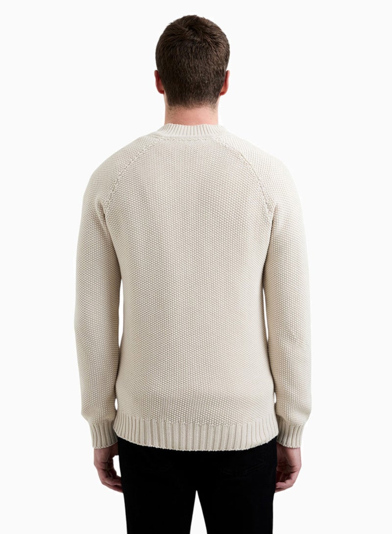 French Connection Crew Neck Prul Stitch With Special High Neck - Image 2