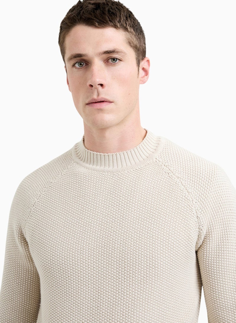 French Connection Crew Neck Prul Stitch With Special High Neck - Image 3