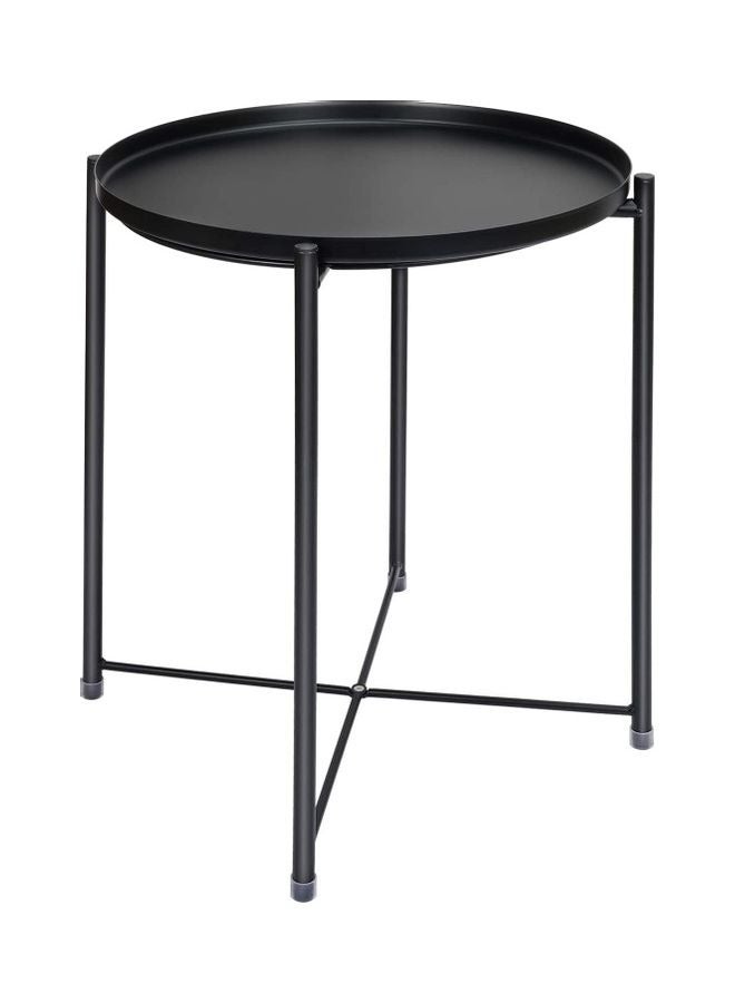 شو وو طاولة صينية مستديرة باللون الأسود 52 × 44 × 42 سم - Image 1