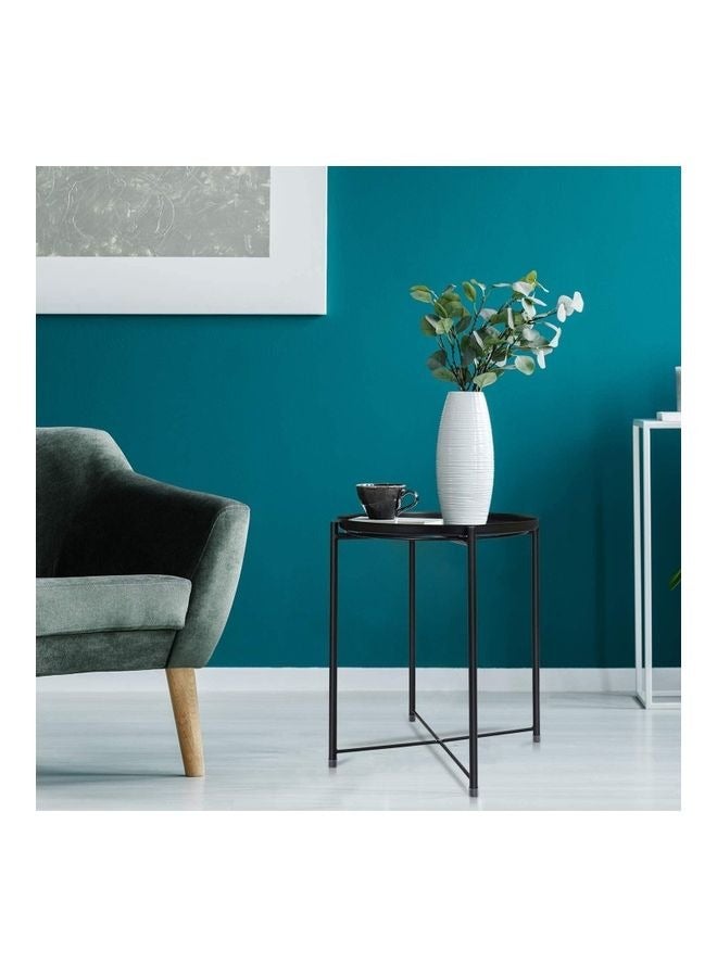 شو وو طاولة صينية مستديرة باللون الأسود 52 × 44 × 42 سم - Image 3