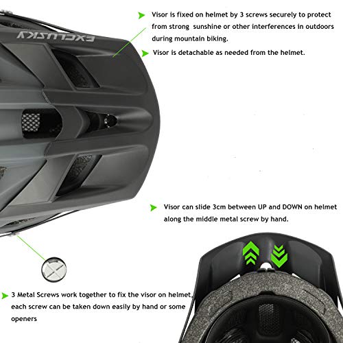 Exclusky Bike Helmet Adults Lightweight Bicycle Helmet Mountain Bike Helmet for Men Women - Image 5