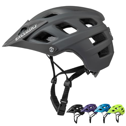 Exclusky Bike Helmet Adults Lightweight Bicycle Helmet Mountain Bike Helmet for Men Women - Image 1