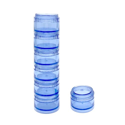 HaiSea Weekly Travel Pill PlannerMonthly Pill Organizer Daily Month Pill BoxSeparate AMPM Compartments Colors Vary Blue - Image 2