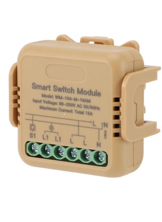 WiFi Smart Relay and Touch Wall Switch, Works with Google Assistant & Alexa, 2-Way Multi-Control, RF433 Remote, Timer Relay 2 Gang 10A, Smart Life/Tuya, No Hub Required (1PC) - pzsku/ZAE13C3B6DD12F0880108Z/45/1746913555/308dde55-99a7-439d-87c8-e53bf62840a9