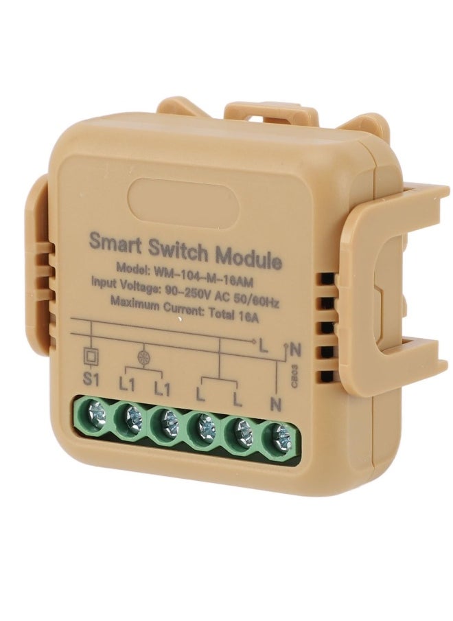 Generic WiFi Smart Relay and Touch Wall Switch, Works with Google Assistant & Alexa, 2-Way Multi-Control, RF433 Remote, Timer Relay 2 Gang 10A, Smart Life/Tuya, No Hub Required (1PC)  - Image 1