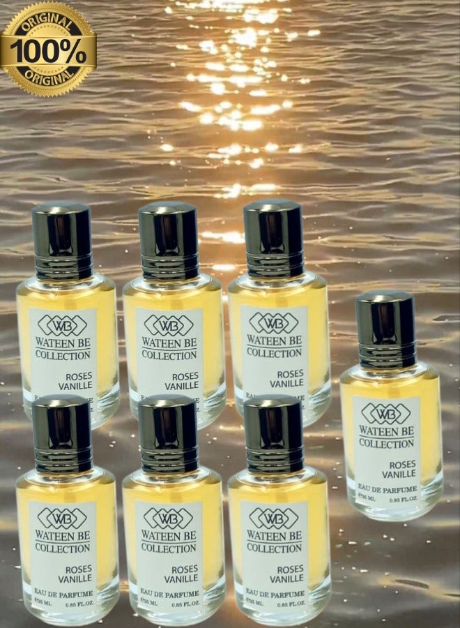 CLASSIC COLLECTION 7 Pieces Classic Rose Vanille Perfume Number 1141 25ml EDP - Image 1