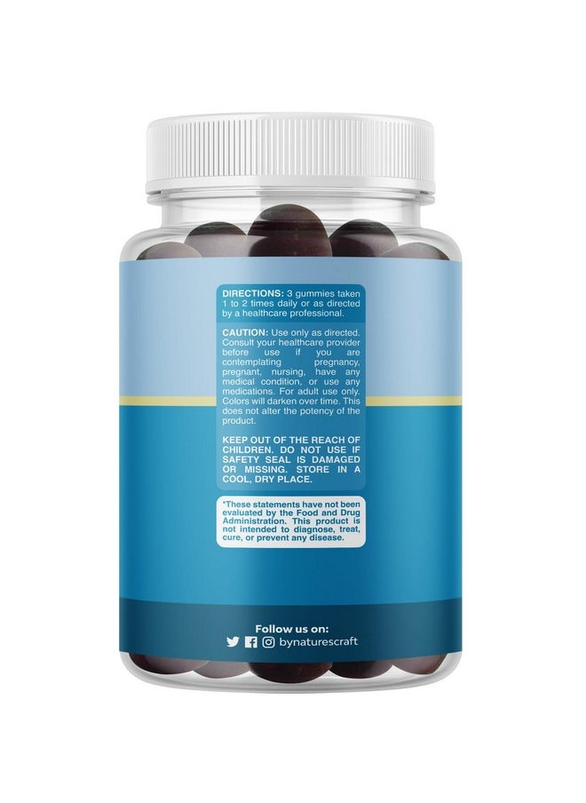 Calming Gummies for Adults with Ashwagandha and Magnesium - Relaxing Stress Gummies with L Theanine 5HTP and Lemon Balm Extract - Adaptogenic Gummies with Chamomile Extract and Vitamin B6 - 2 Pack