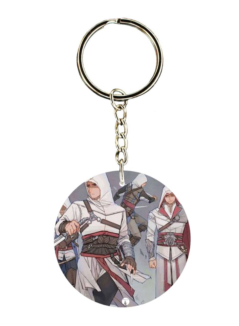 Double Sided Assassin's Creed Printed Keychain