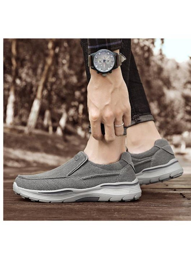 NIBEMINENT Canvas Shoes Men Classic Loafers Men Casual Shoes Breathable Walking Flat Shoes Sneakers - Image 4