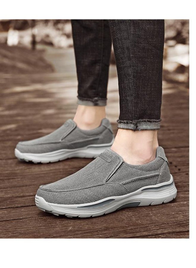 NIBEMINENT Canvas Shoes Men Classic Loafers Men Casual Shoes Breathable Walking Flat Shoes Sneakers - Image 3