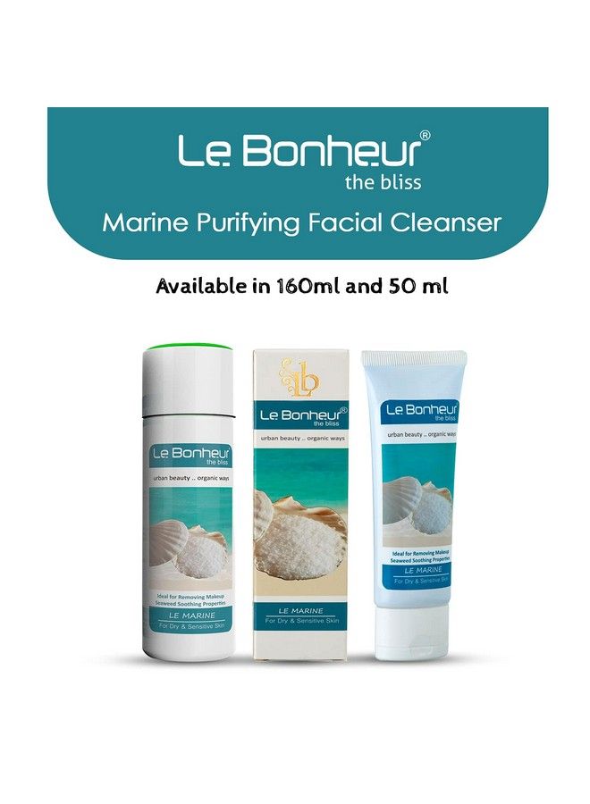Le Bonheur.. Le Bonheur Marine Purifying Facial Cleanser ; For Dry And Sensitive Skin ; Soothing And Moisturizing ; No Parabens ; 160Ml - Image 5