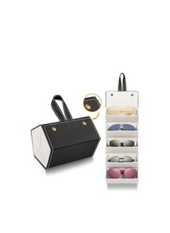 Generic Sunglasses Cover Travel Folding Glasses Case (5) Slot Storage Box  - Image 1
