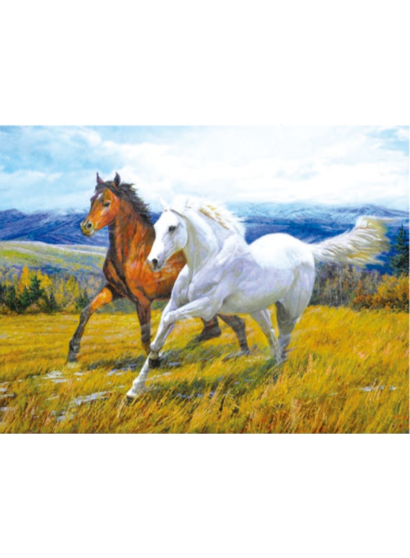 Happy Horses - Fun Jigsaw Puzzle for Children - Image 1