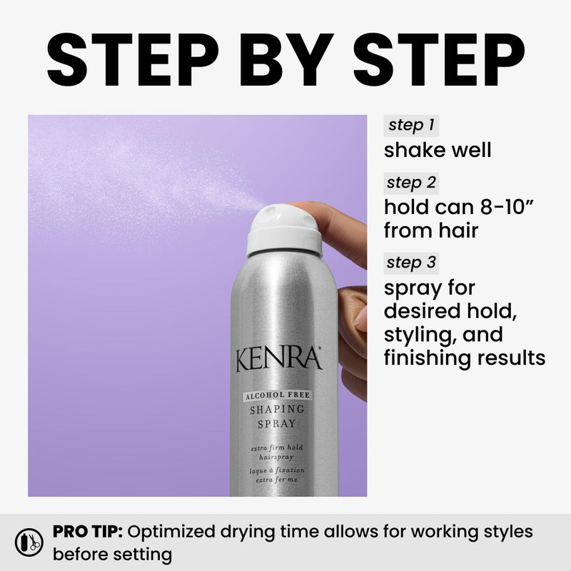 Kenra Professional Shaping Spray 21 | Alcohol Free Hairspray | All Hair Types | 8 Ounce (Pack of 1) - Image 3
