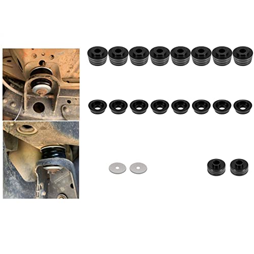 DEF KF04050BK Polyurethane Body Mount Bushing Kit Replacement for F250 F350 2WD/4WD 1999-2018 (Black) - Image 3