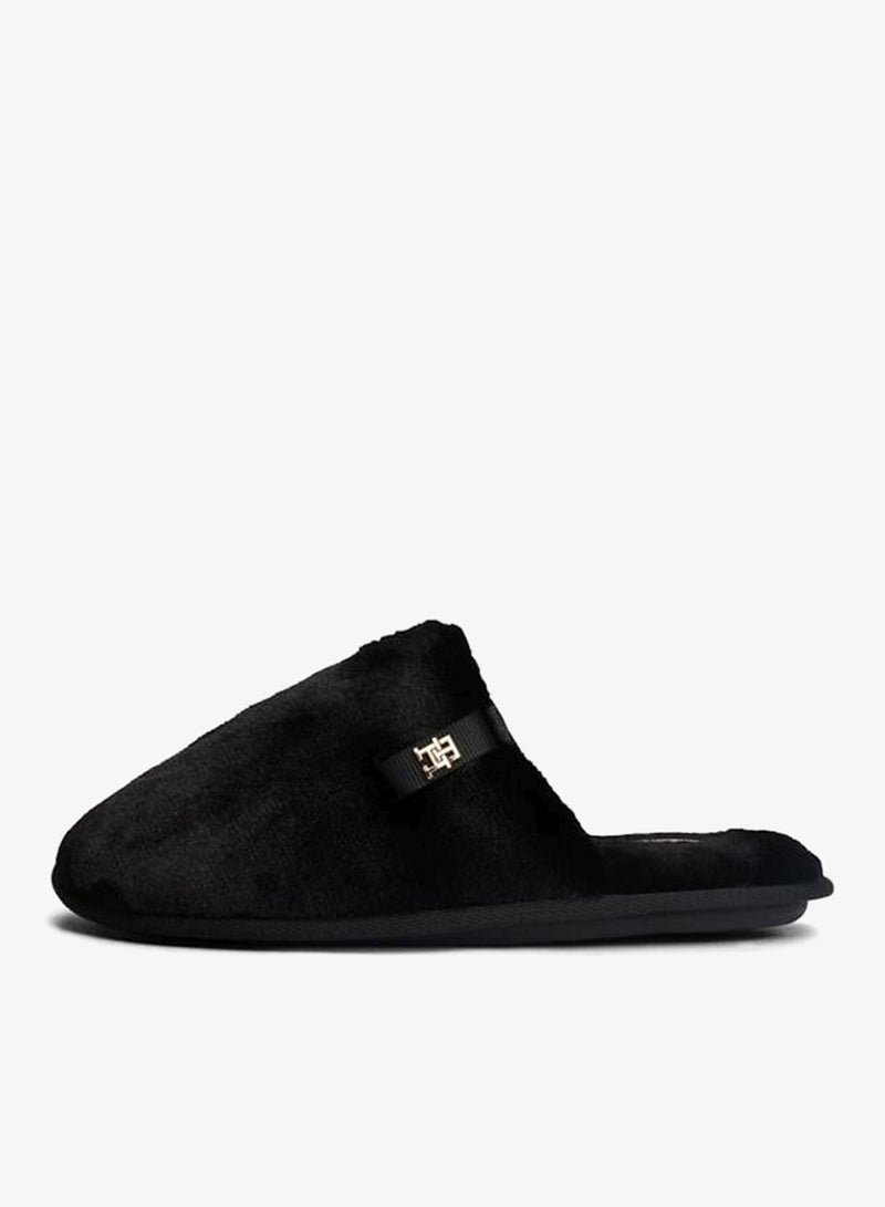 TOMMY HILFIGER Faux Fur House Shoe - Image 3