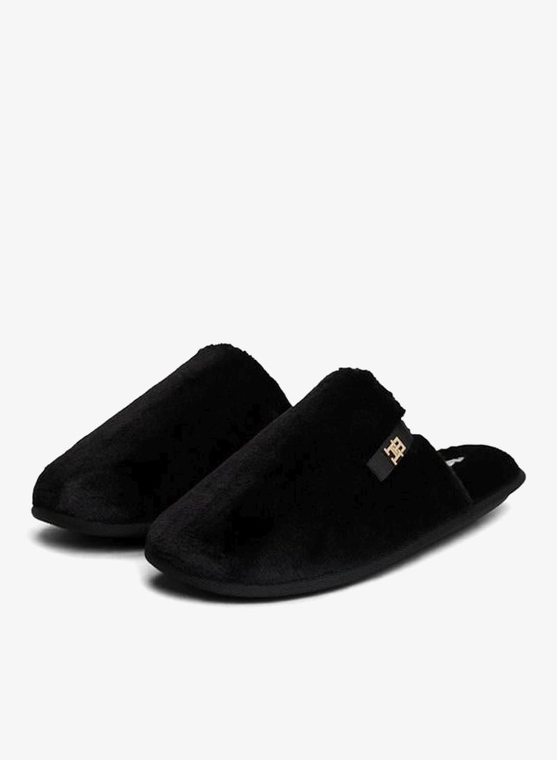 TOMMY HILFIGER Faux Fur House Shoe - Image 4