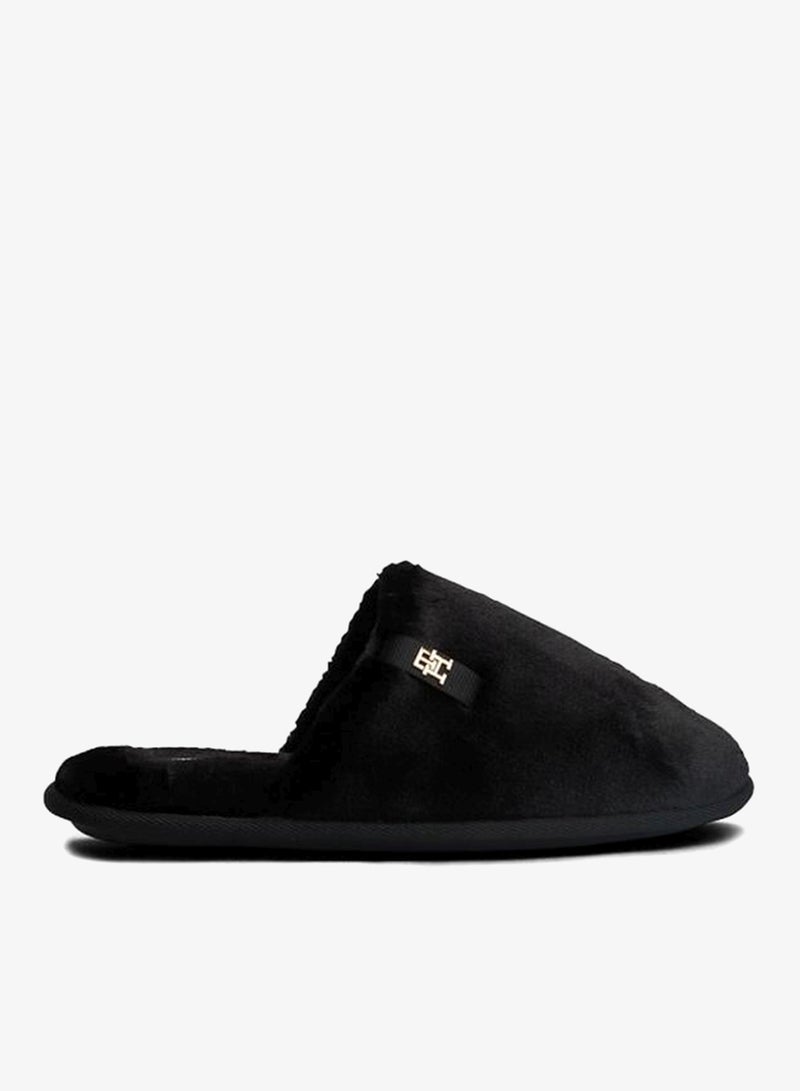 TOMMY HILFIGER Faux Fur House Shoe - Image 1