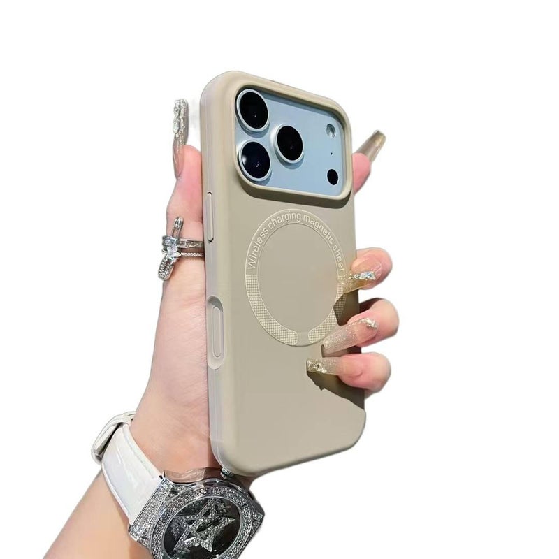 غطاء واقي | أبيض سيليكون | حماية من السقوط | مغناطيس قوي | مقاوم للصدمات لـ iPhone 15 / 15 Plus / 15 Pro / 15 Pro Max - Image 4