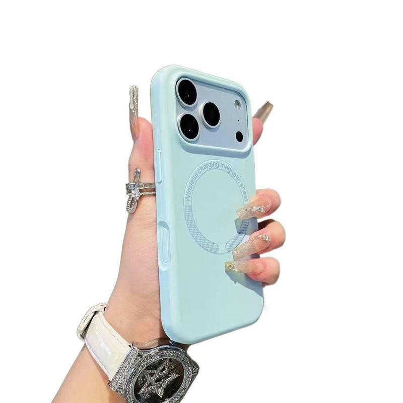 غطاء واقي | أبيض سيليكون | حماية من السقوط | مغناطيس قوي | مقاوم للصدمات لـ iPhone 15 / 15 Plus / 15 Pro / 15 Pro Max - Image 3
